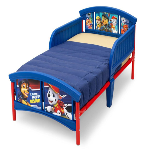 Delta Children Paw Patrol Plastic Toddler Bed & Reviews Wayfair Canada